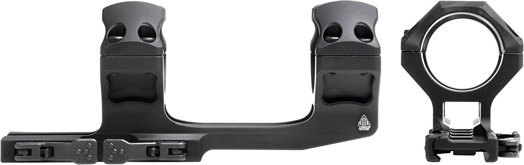 UTG ACCU-SYNC QR Scope Mount - 34mm, X-High Pro, 70mm Offset - Sleek Black Finish
