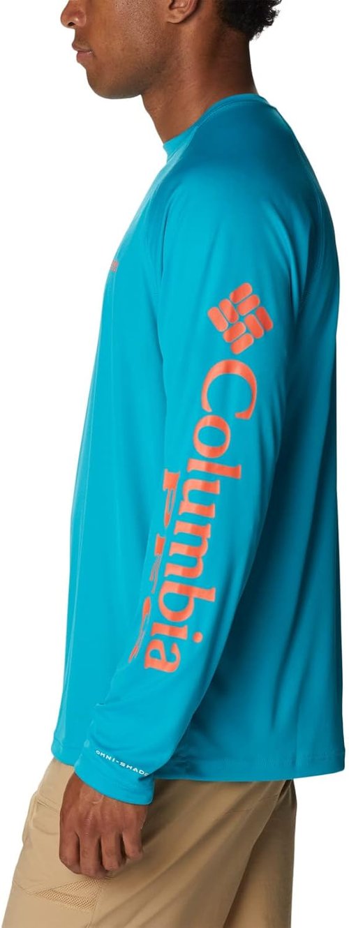 Columbia Men's PFG Terminal Tackle Long Sleeve Fishing Shirt - Lightweight & Quick-Dry
