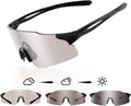 Skiennix Photochromic Running Glasses - UV400 Protection | Lightweight Wraparound Design for Men & Women