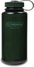 Nalgene 32 oz Wide Mouth Water Bottle - BPA-Free, Durable & Leak-Proof Design for Hiking, Gym & Travel
