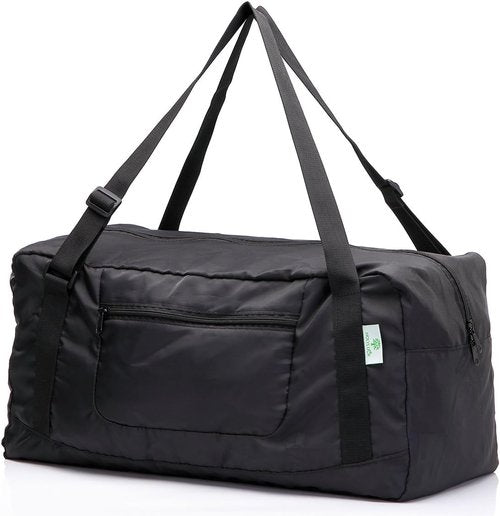 HOLYLUCK Foldable Travel Duffel Bag - Versatile Gym Luggage for Men & Women | Black, One Size