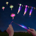 **LPVOQPTH 25 Sets LED Flying Toy Set - Glow in The Dark Slingshot Helicopters for Kids (Ages 4-12)**
