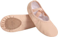 Phoeswan Ballet Shoes - PU Leather Dance Slippers for Girls | Toddler to Big Kid Sizes