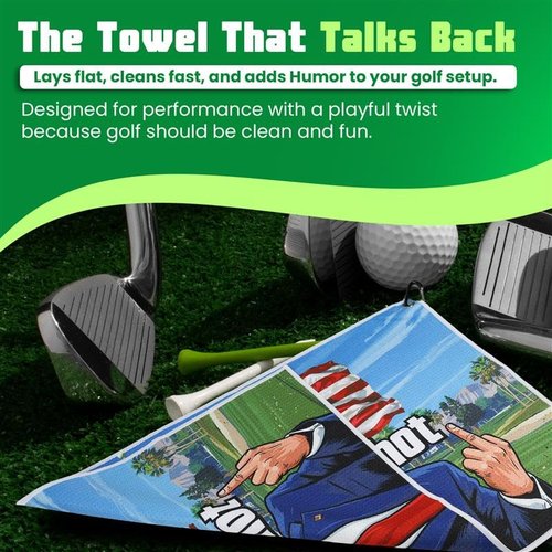 K9King Golf Microfiber Towel - Ideal Golf Accessories for Men and Women, Holder Clip, Perfect for Golf Bags Accessories, Enhance Your Golfing Experience | Great Gift Idea