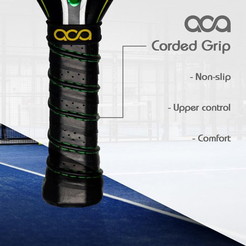 ACA Magic 2 Pro Padel Racket | Advanced Power & Feel | 12K Carbon Faces | Hybrid Shape | High Balance | Hexa 3D Finish
