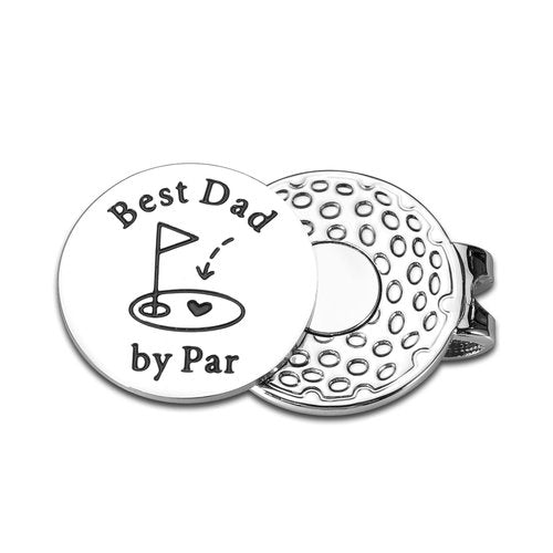 Golf Ball Marker Hat Clip Golf Gifts for Dad Fathers Day Presents for New Dad Gift for Birthday Daddy to Be Gift for First Time Daddy Husband Christmas White Elephant Valentines Gifts for Men