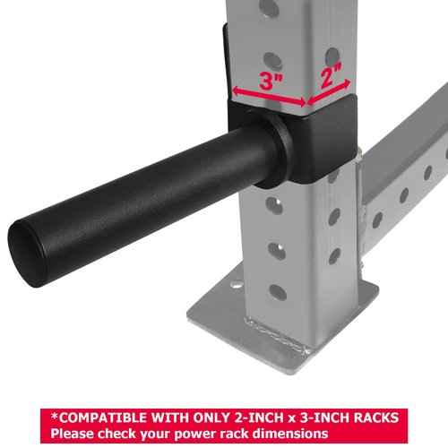 A2ZCARE Weight Plate Holder - Attachment Power Cage Rack for Power Rack - Weight Plates Storage Fit 2-inch Olympic Weight Plates (Weight Plate Holder for Rack 3x2 (Inch) - Four)