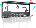 Metal Medal Hanger | Heavy-Duty Trophy Display with 20 Hooks - Non-Slip Wall Mount for Gymnastics, Race, Soccer, Swim