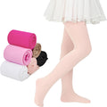 American Trends Toddler Ballet Tights - Soft & Versatile 6-Pack for Girls Ages 1-14 | Perfect for Dance & Daily Wear