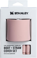 Stanley Quencher Boot and Straw Cover Cap - Anti-Slip Silicone Protector for Tumbler | BPA-Free Accessory Set