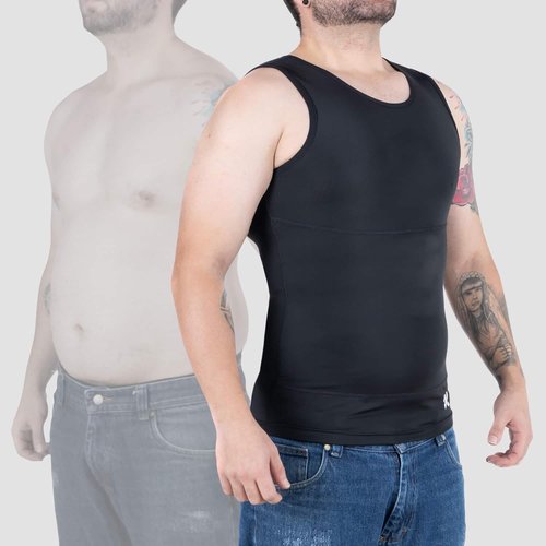 Kewlioo Men's Slimming Tank - Premium Compression Body Shaper Vest for All-Day Comfort