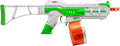 SplatRBall SRB1200 Water Gel Ball Blaster Kit - Glow-in-the-Dark, LED Lights, 225 FPS | 1200-Round Drum, 2000 Rounds - Green/White