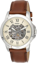 Fossil Grant Men's Watch - Chronograph Display with Genuine Leather or Stainless Steel Band