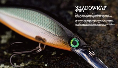 Rapala Shadow Rap Shad Deep Hard Bait Lure, Freshwater, Size 09, 3 1/2" Length, 5'-6' Depth, Halloween, Package of 1