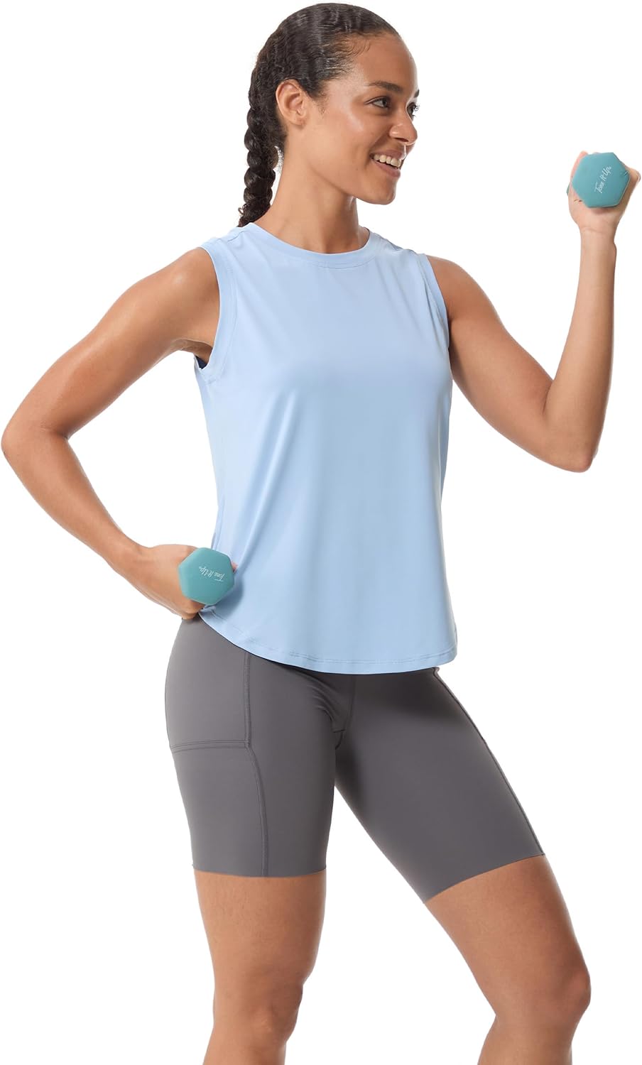 Skiennix Women's Sleeveless Workout Tops - Lightweight Athletic Tanks for Yoga & Gym | Loose Fit