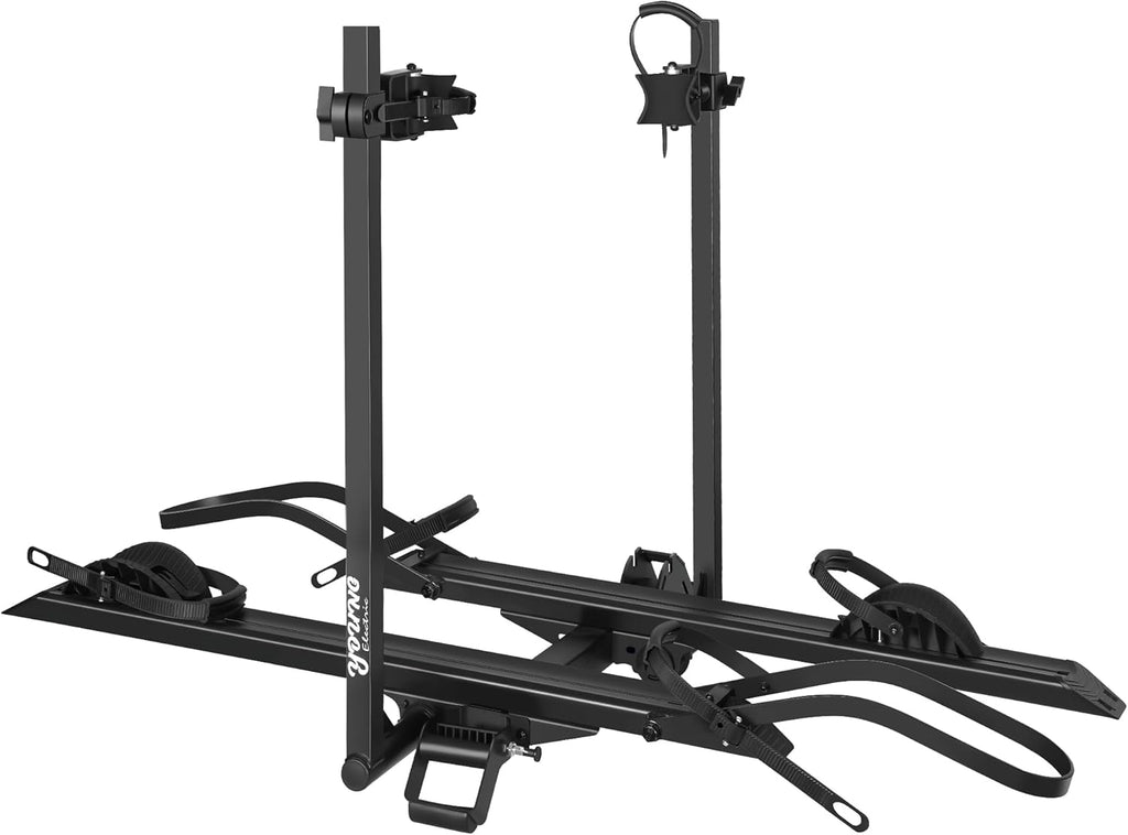 Young E-Bike Rack - Hitch Mount Platform for Cars & SUVs | Fits E-Bikes with 5-Inch Tires, 200 lbs Capacity