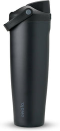 Owala FreeSip Sway - 40-Oz. Stainless Steel Water Bottle - Sleek Black Finish