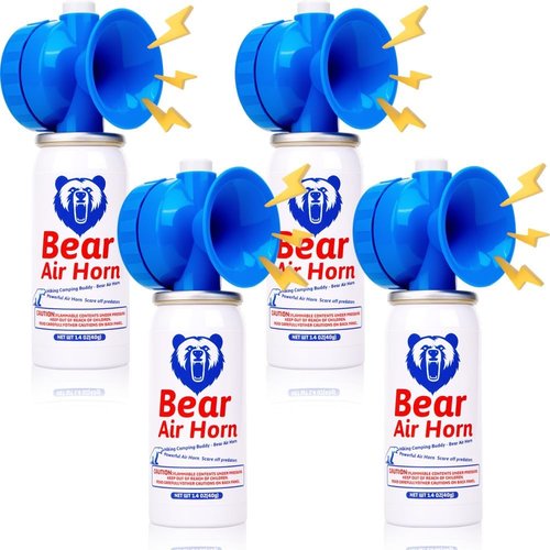Fingig 1.4oz Bear Horn - 123dB Loud Mini Air Horn for Self Defense | Audible Up to 1/2 Mile
