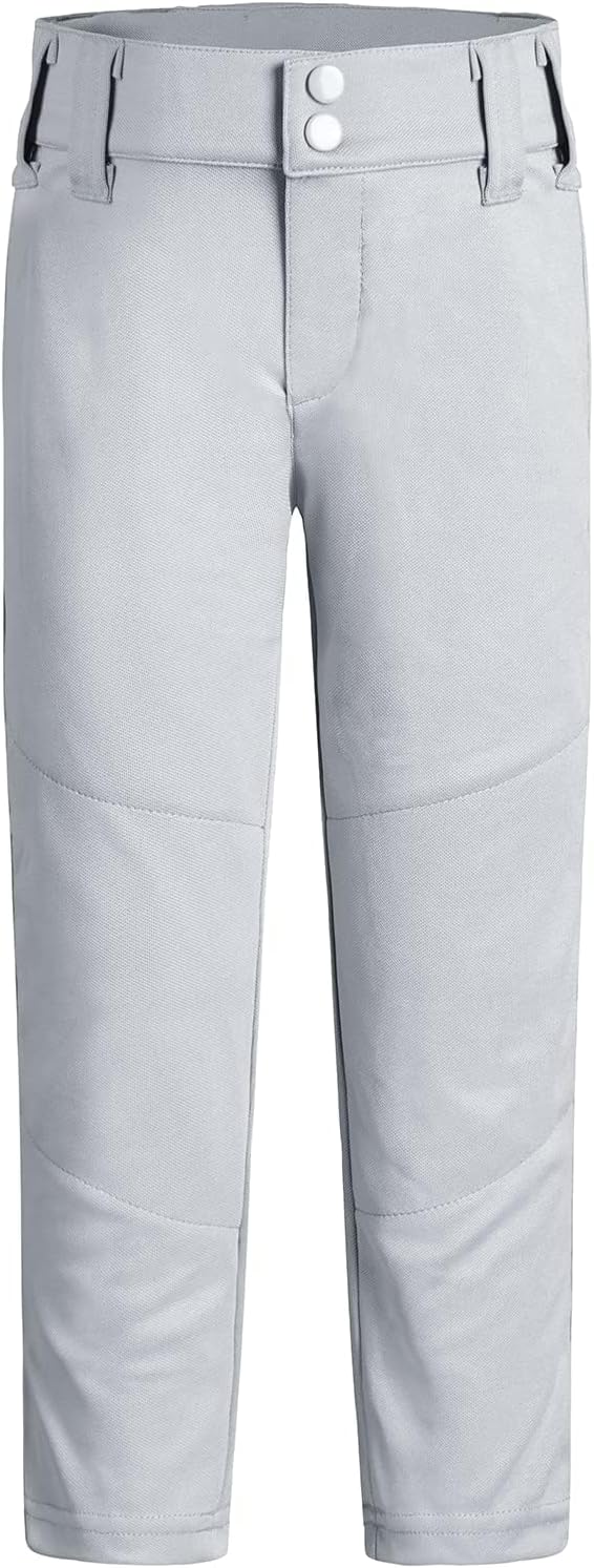 QBK Toddler Boys Baseball Pants | Softball Pants for Girls | Sizes 2T to 17 Years