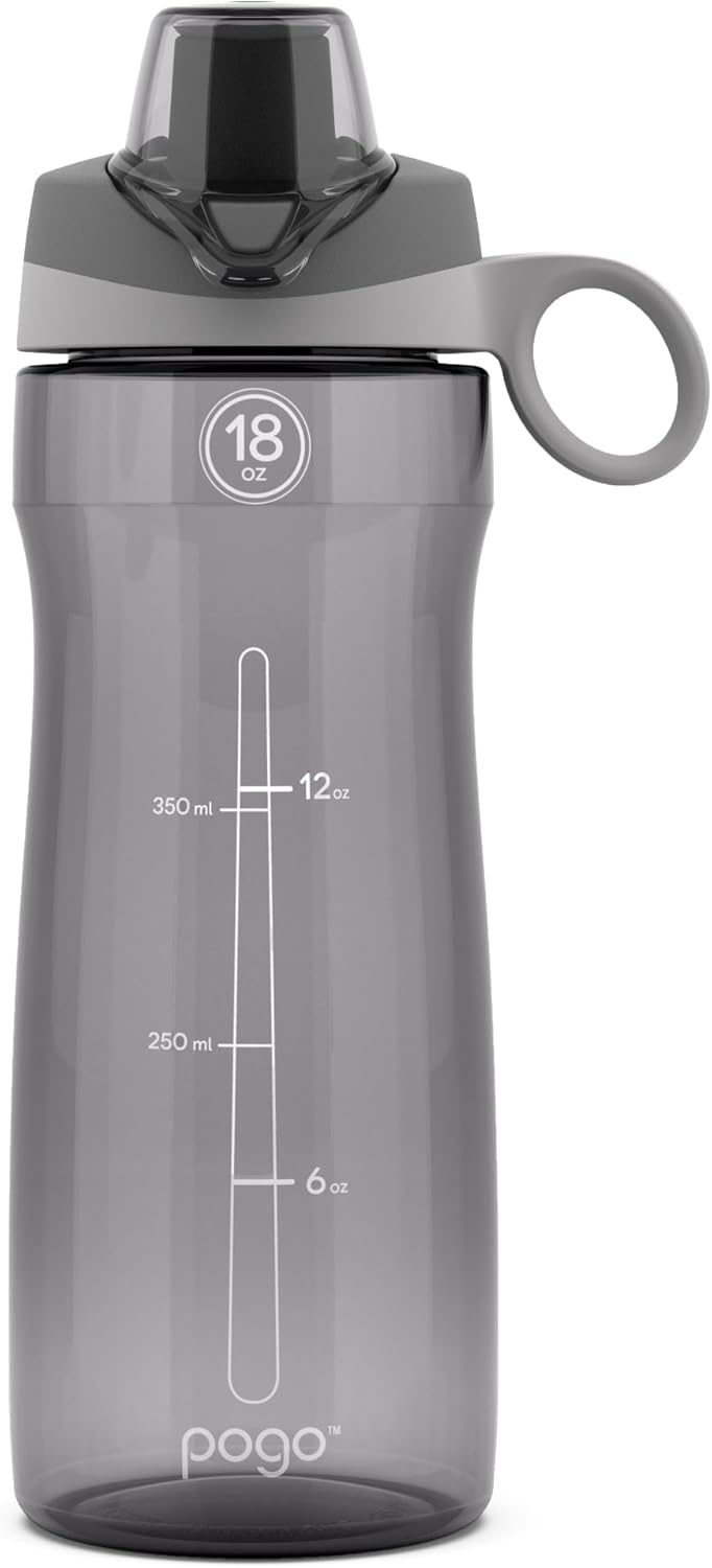 Pogo Water Bottle - Reusable BPA-Free with Chug Lid & Carry Handle | Perfect for Travel & Gym | 18oz, 32oz, 40oz, 64oz