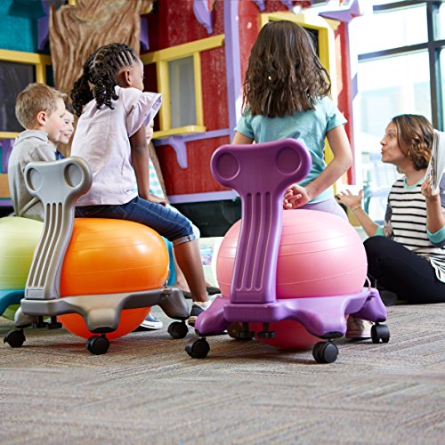 Gaiam Classic Balance Ball Chair Kids Seat Blue/Green - Active Sitting