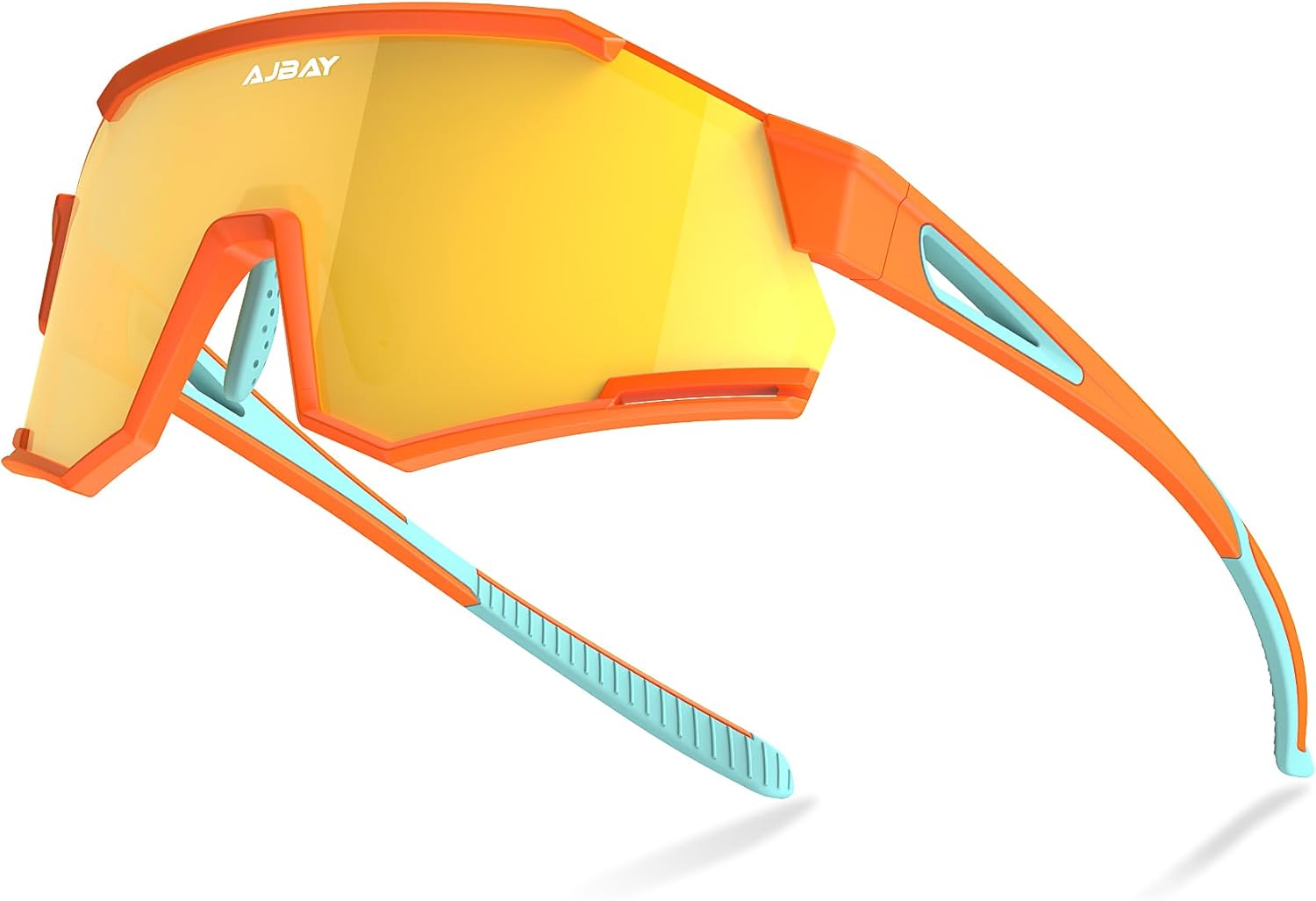 Polarized Kids Sunglasses, Youth Baseball Sunglasses Ultra-Light TR90 Frame UV400 Sports Cycling Glasses for Boys Girls