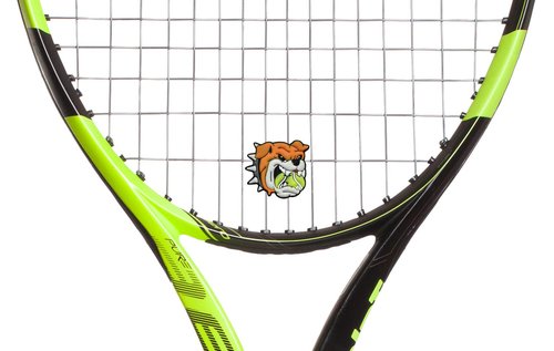 Racket Expressions Bulldog Angry Dog Tennis Racket Shock Absorber Tennis Dampener 2 Pack