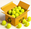 VIV 30 Pack Tennis Balls Bulk, Advanced Practice Pressure Ball Bouncing 53in High Durable; Official Size 2.5 in Pet Dog Balls, Tougher Tennis Ball for Dogs; Bulk Tennis Ball Training Machine, Walkers