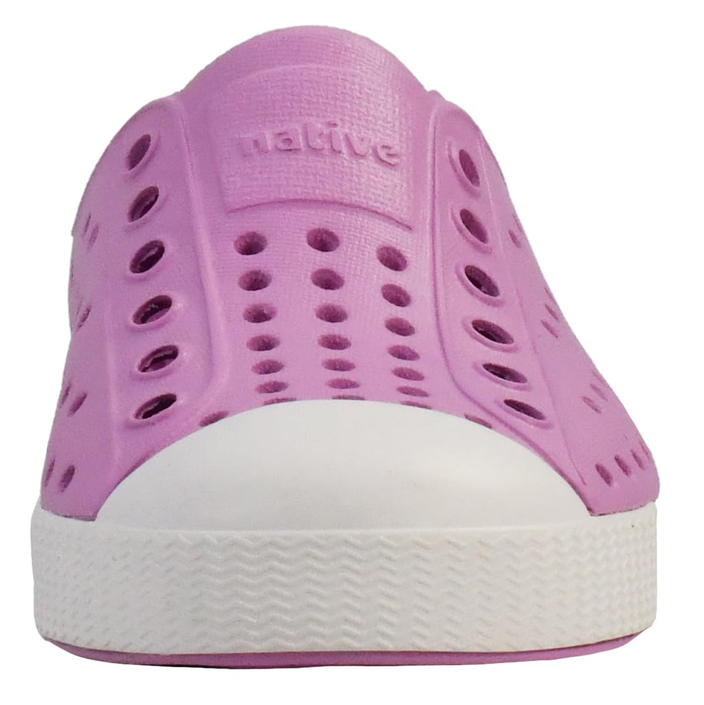 Native Shoes Unisex-Kids Jefferson Sneakers, Chillberry Pink/Shell White, 6 Toddler
