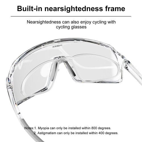 INBIKE Full Frame Cycling Glasses for MTB and Road Bikeswith Photochromic Lenses bicycle Sports Sunglasses Men's and women's