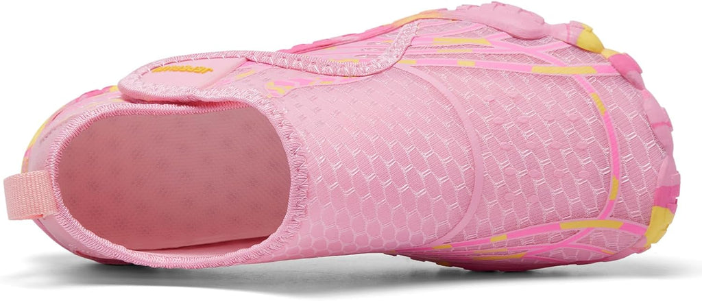 Skiennix Kids Water Shoes - Quick Dry Non-Slip Aqua Socks | Easy On Swim Shoes for Boys & Girls
