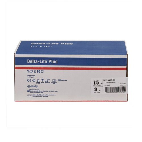 BSN Medical 7345821 Delta-Lite Plus Cast Tape, 3" x 4" yd. Size, Dark Blue (Pack of 10)