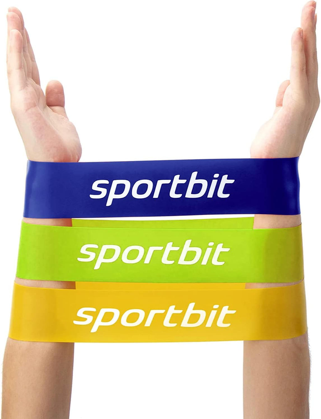 SPORTBIT Resistance Bands Set - Versatile Exercise Bands for Strength Training | 5 Pack
