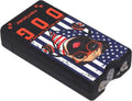 FIGHTSENSE Super Heavy Duty Mini Stun Gun - 35 Billion Volts, LED Flashlight, Rechargeable, Nylon Holster