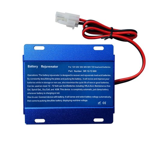 Battery Desulfator Reconditioner for 12V–72V Lead-Acid Batteries, Pulse Repair to Restore & Extend Battery Life – Works with AGM, Gel, VRLA, SLA, Flooded – for Car, RV, Solar, Marine, Golf Cart