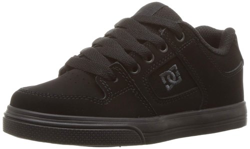 DC Boy's Pure Shoe, Black/Pirate Black, 2.5 M US Little Kid