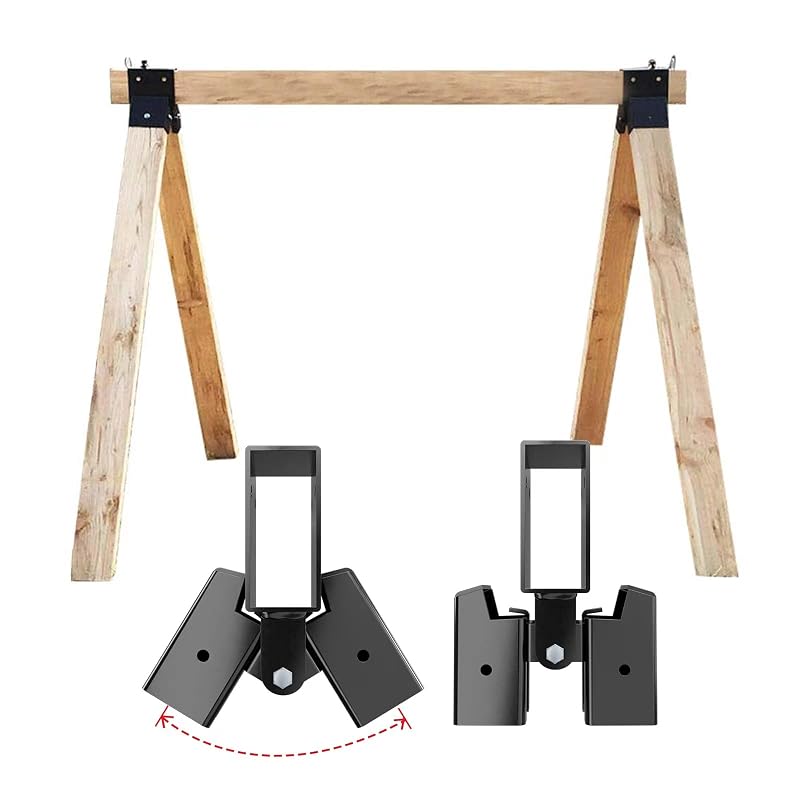 2x4 Target Stand Kit – Heavy-Duty Saw Horse Brackets (2 Pack) for Shooting & Archery