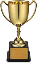 BESPORTBLE Gold Trophy Cup - Plastic Award for Sports Competitions & Team Recognition | Square Base