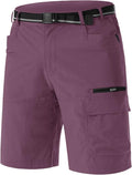 TACVASEN Men's Quick-Dry Cargo Shorts - Water-Resistant Outdoor Hiking & Golf Shorts | Casual Fit