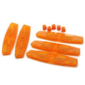 AUTUT 5 Pcs Bicycle Reflector Strip Warning Labels for Rim Spoke Wheel