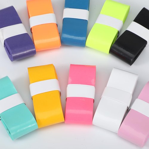 Xthrotsenk 10Pcs Tennis Grip Tape Anti-Slip Pickleball Overgrip Grips Tapes Racket Grip Tape for Tennis Pickleball Badminton