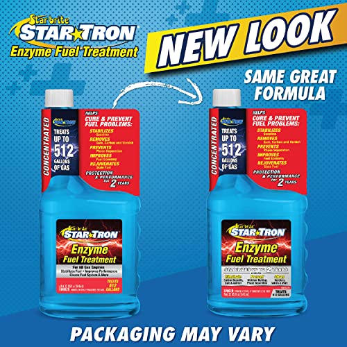 Star Tron Enzyme Fuel Treatment - Gasoline, 32 Fl Oz, Standard Packaging
