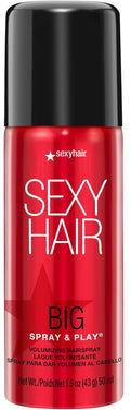 SexyHair Big Spray & Play Volumizing Hairspray - Long-Lasting Hold & Shine | Humidity Resistant for All Hair Types