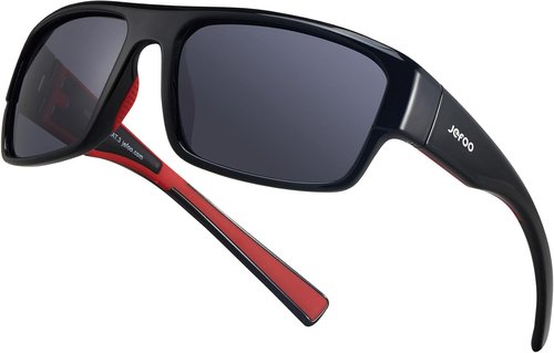 Jefoo Polarized Sunglasses - UV Protection for Men & Women | Ideal for Fishing, Cycling & Sports
