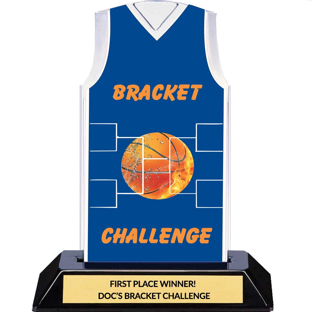 DINN BROS March Madness Challenge Winner - Custom Basketball Bracket Jersey Trophy