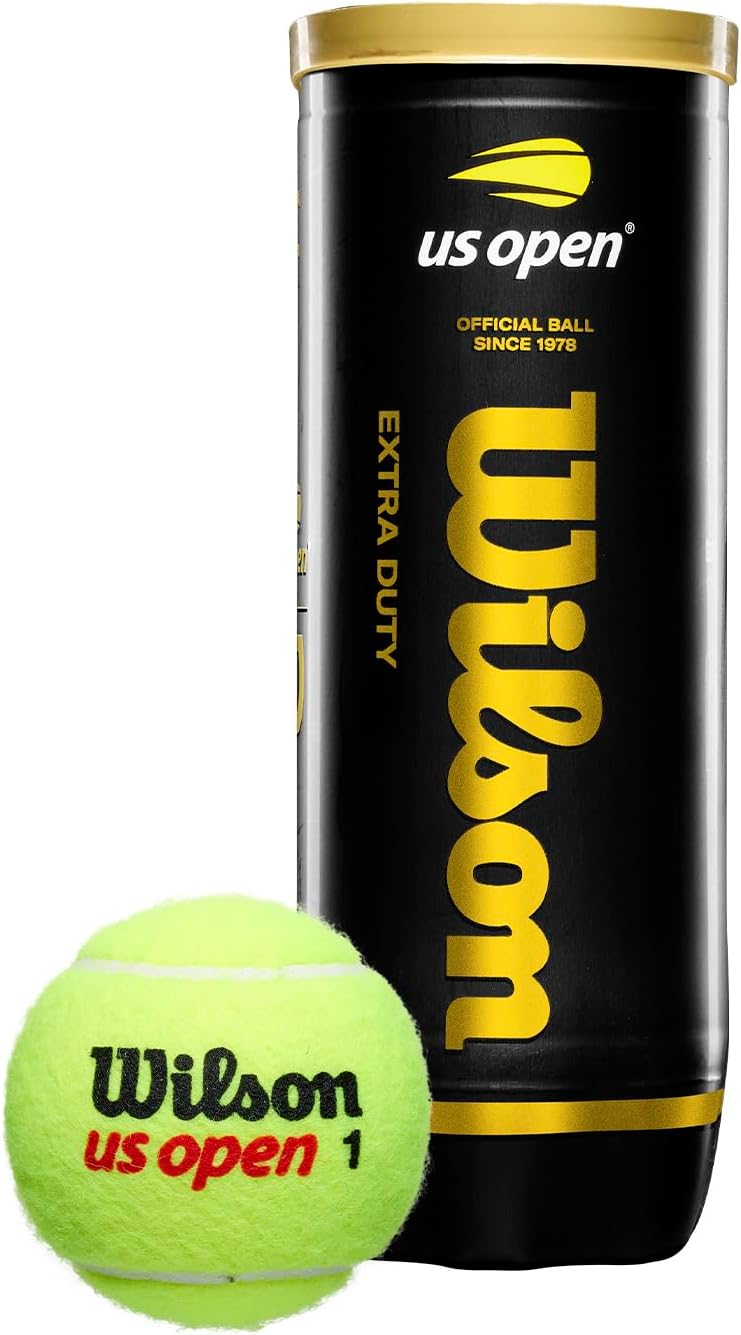 Wilson US Open Tennis Balls - High Performance & Durable | Ideal for All Court Surfaces