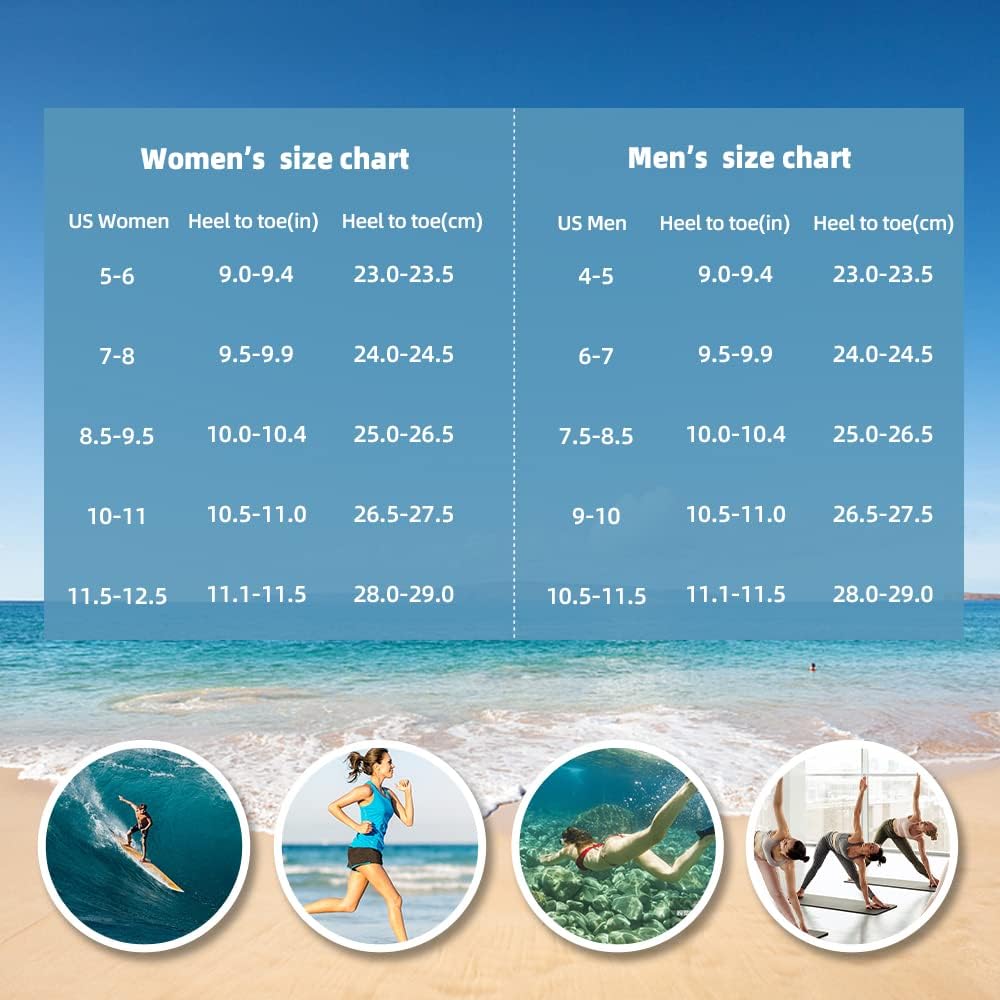 Skiennix Water Shoes - Quick-Dry Aqua Socks for Beach, Pool & Yoga | Adult & Youth Sizes Available