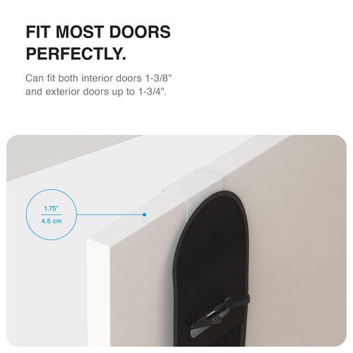 Parking Block Hang Tight Skateboard Deck Wall Mount - Ultimate Storage Solution for Skate Board & Longboard - Fits Most Doors - Includes Roll-Up Storage Bag for Hardware & Accessories for Display