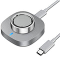 Vigamen Charger Compatible with Aura-Ring Gen 4 Size 8,Fast Safe Charging Dock and USB-C Cable,Silver Gray