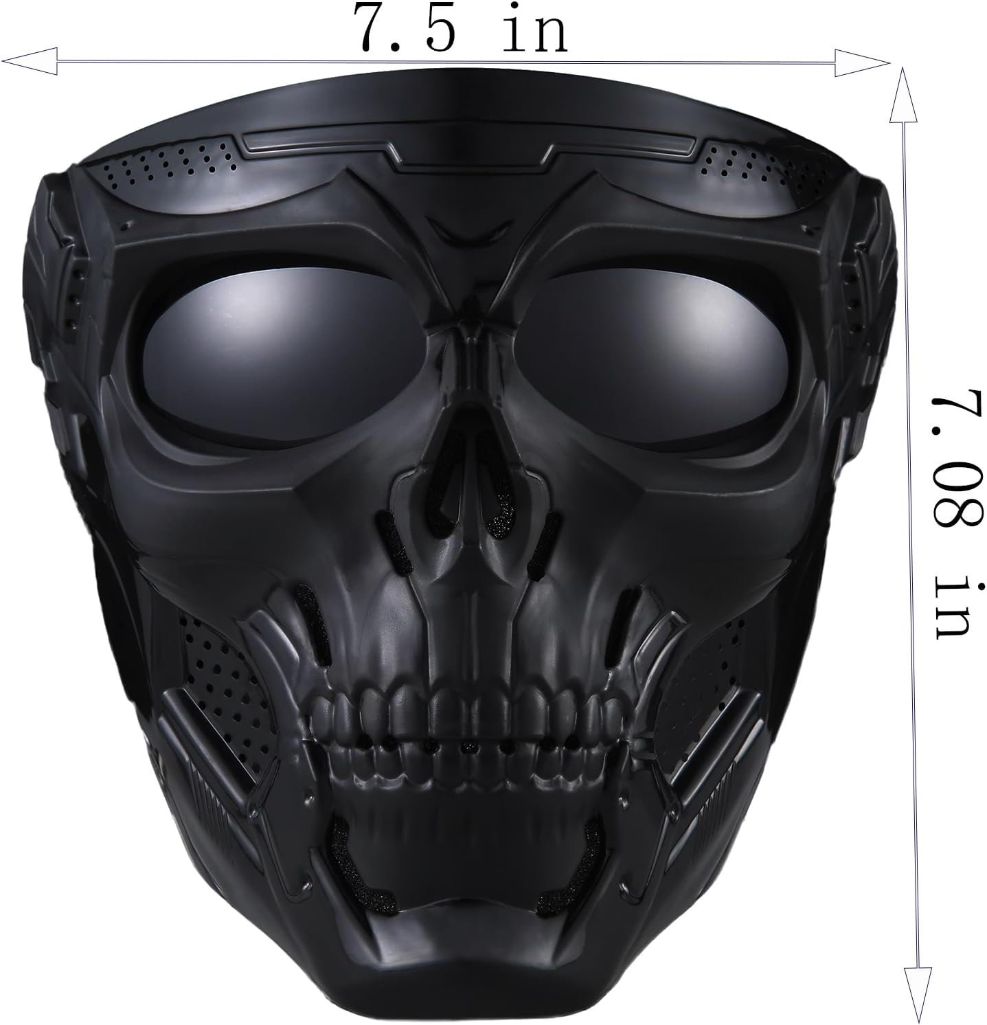 Skiennix Skull Mask - Full Face Tactical Mask for CS Survival, Shooting, Cosplay & Halloween